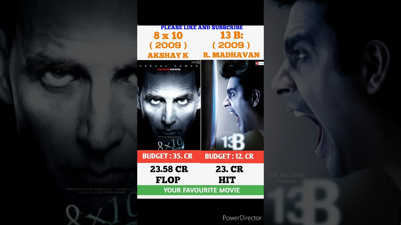 8&times;10 Tasveer Vs 13B Movie Comparison || Box Office Collections #shorts