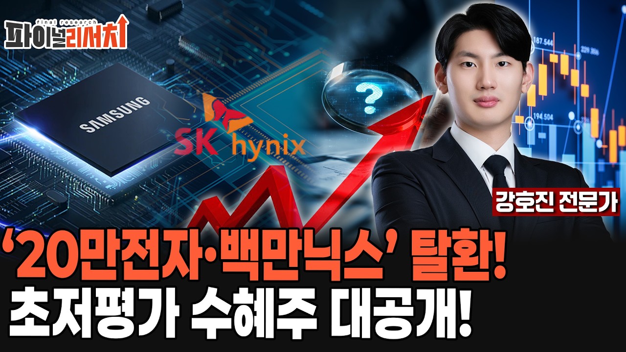 '20만전자·백만닉스‘ 탈환! PER 0.79 초저평가 종목, 안 살 이유 없죠?