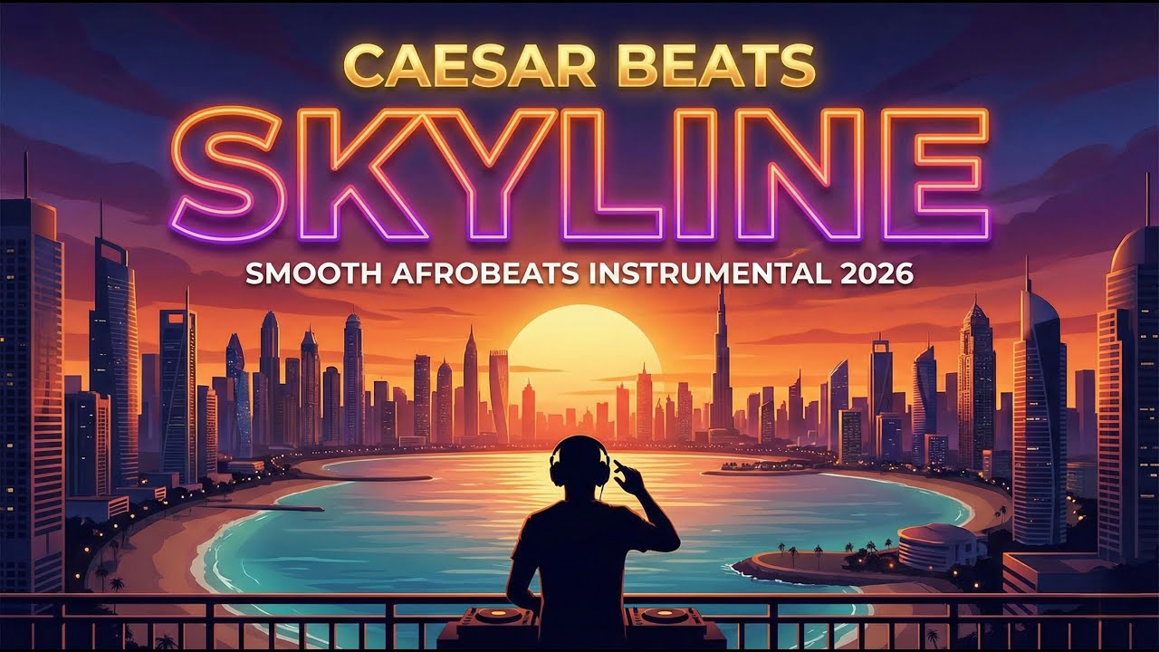 Skyline African Vibes | Chill Afrobeats & Amapiano Mix by Caesar Beats