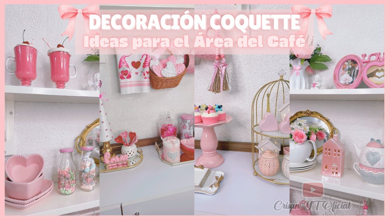 Coquette Decor 🎀 Тренды оформления кофейных станций ко Дню святого Валентина 2024 | Crisan Official