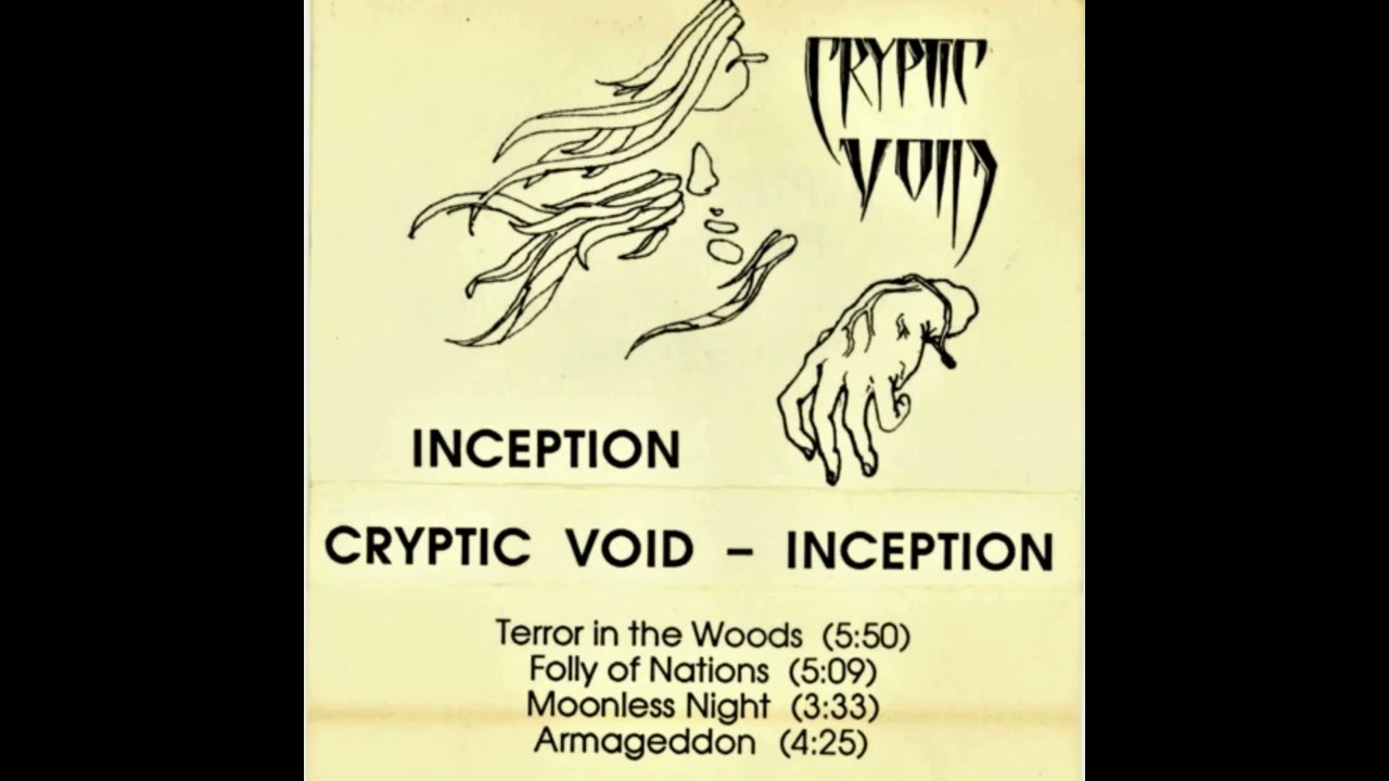 Cryptic Void (US Heavy/Thrash metal) - Inception [Demo 1988]