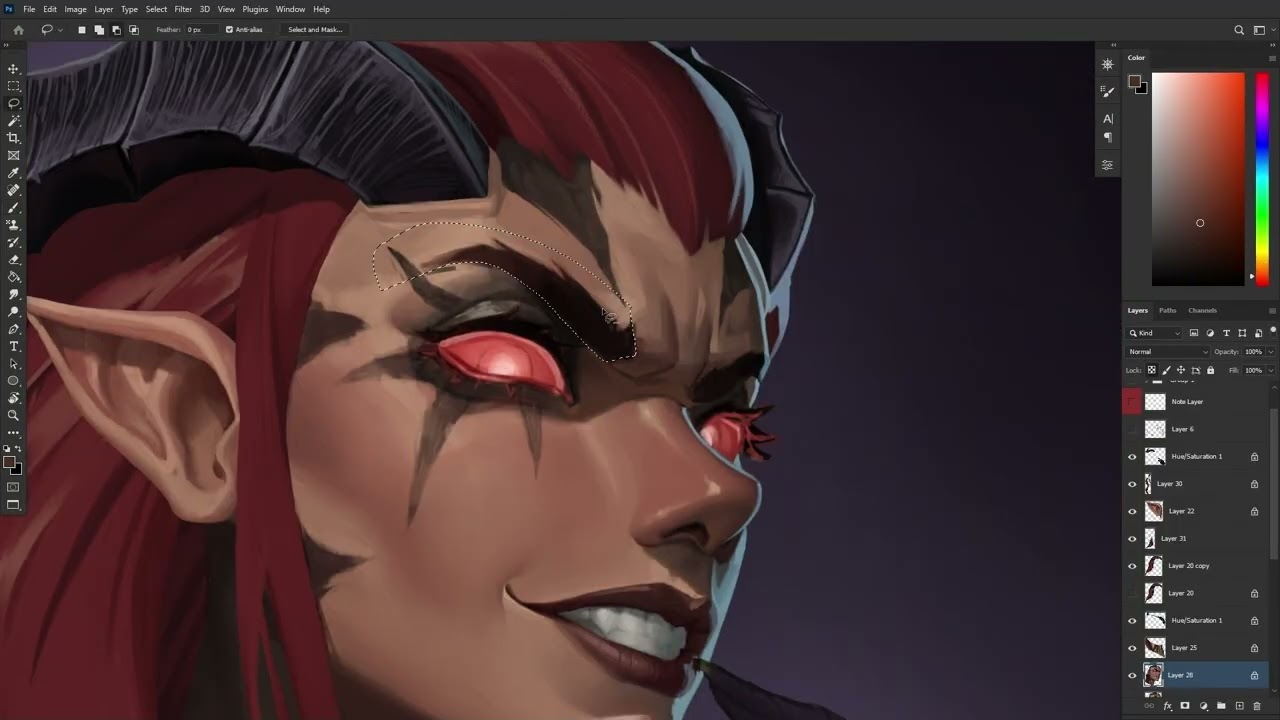 Lythara Timelapse | Commission Work | Timelapse