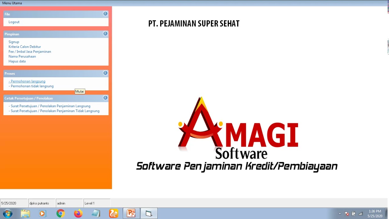 Software Penjaminan Kredit dan Pembiayaan terbaru untuk menilai risiko dan menetapkan Fee penjaminan