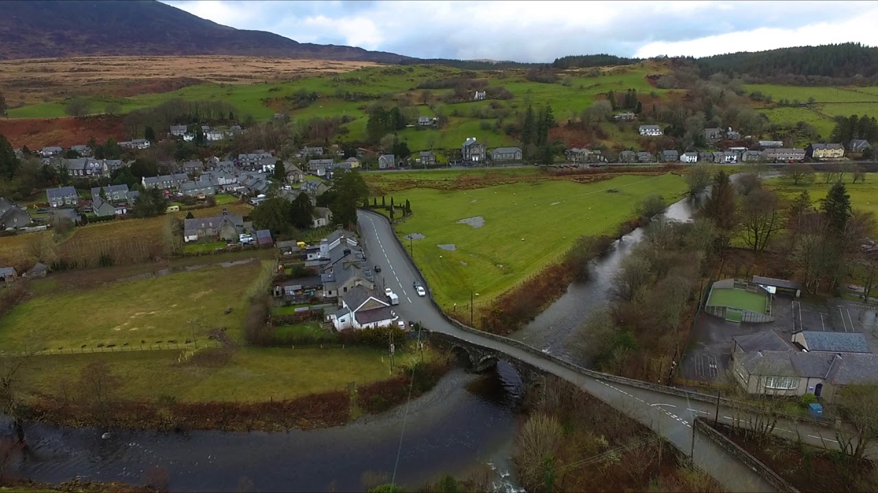 Dolwyddelan village.