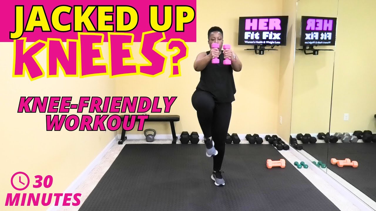 Jacked Up Knees? Try This 30-Min Knee-Friendly Workout! Great for Beginners!