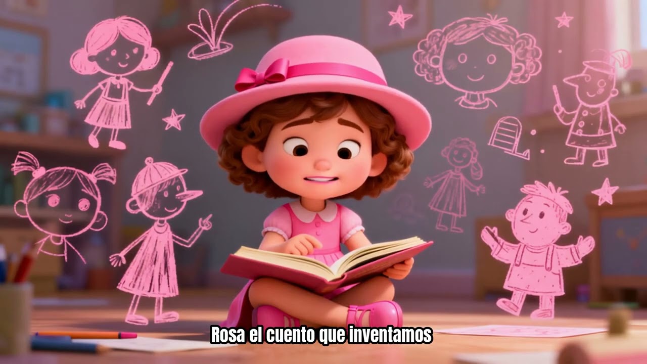 Aprendiendo el color rosa | Aprendiendo los colores | Canciones infantiles educativas y animadas