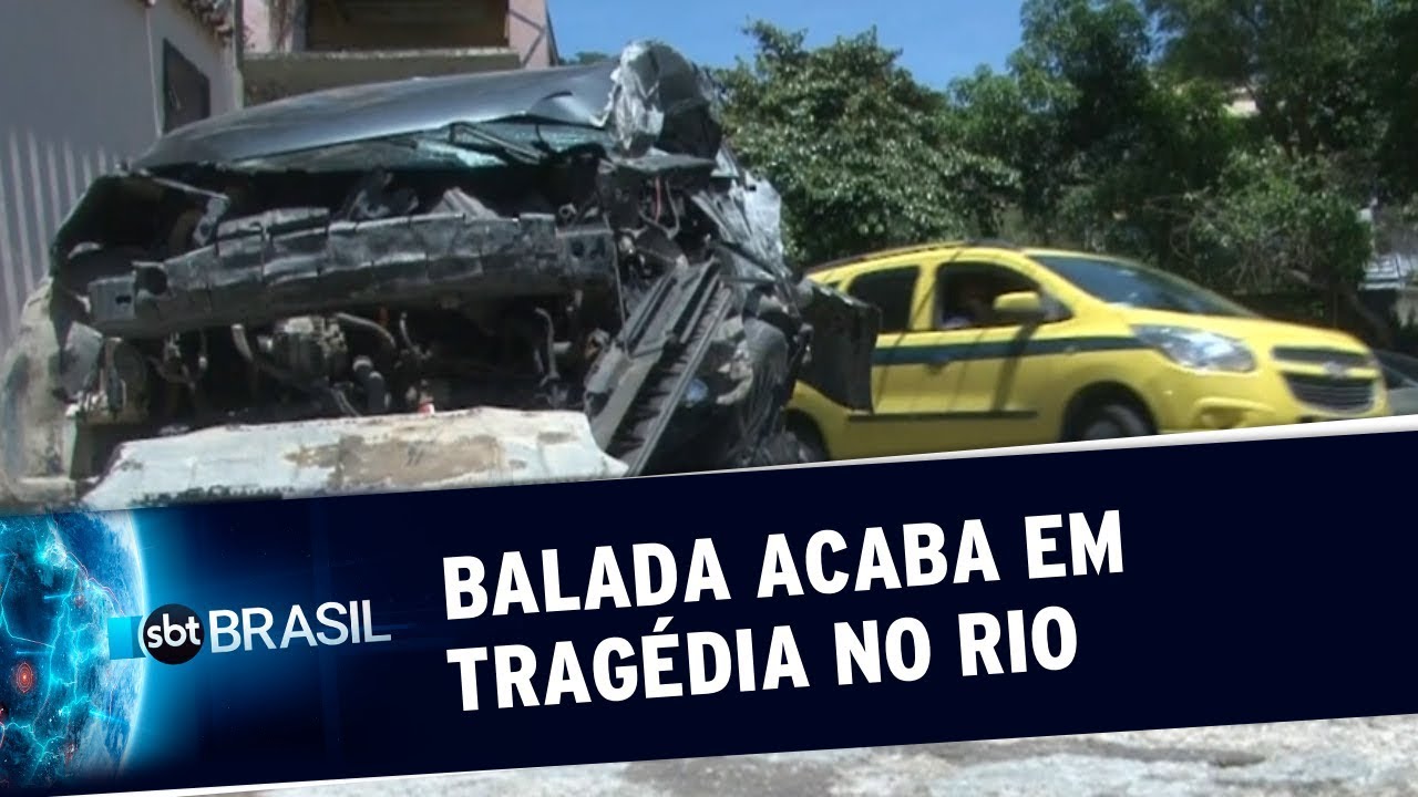 Corpos dos 5 jovens mortos em acidente de carro s&atilde;o enterrados no Rio | SBT Brasil (09/12/19)