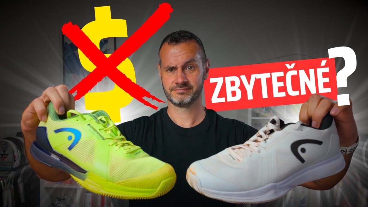 Drahé vs levné tenisové boty: Má smysl připlatit? Head Sprint Pro 4.0 vs Sprint Team 4.0