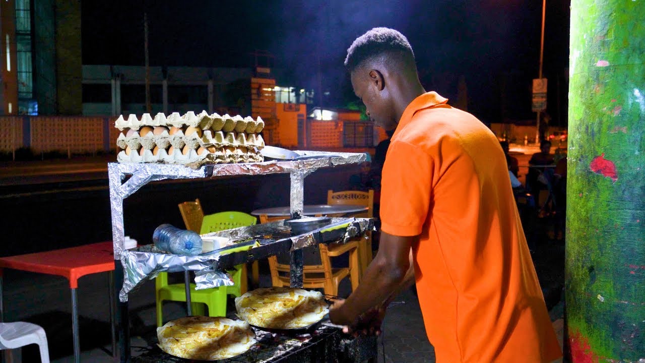 Tanzania Street Food - Chips Mayai 🇹🇿