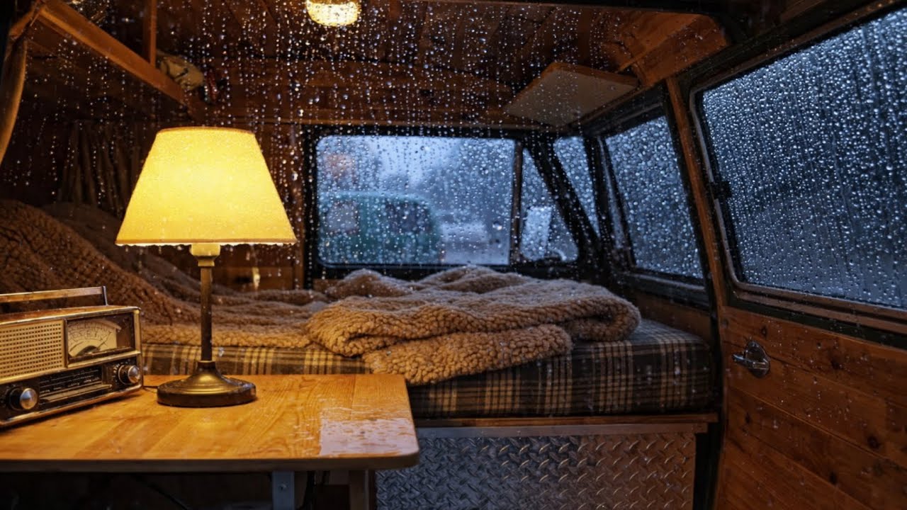 Relaxing Rain Sounds Inside a Car | Focus, Sleep, Caln
