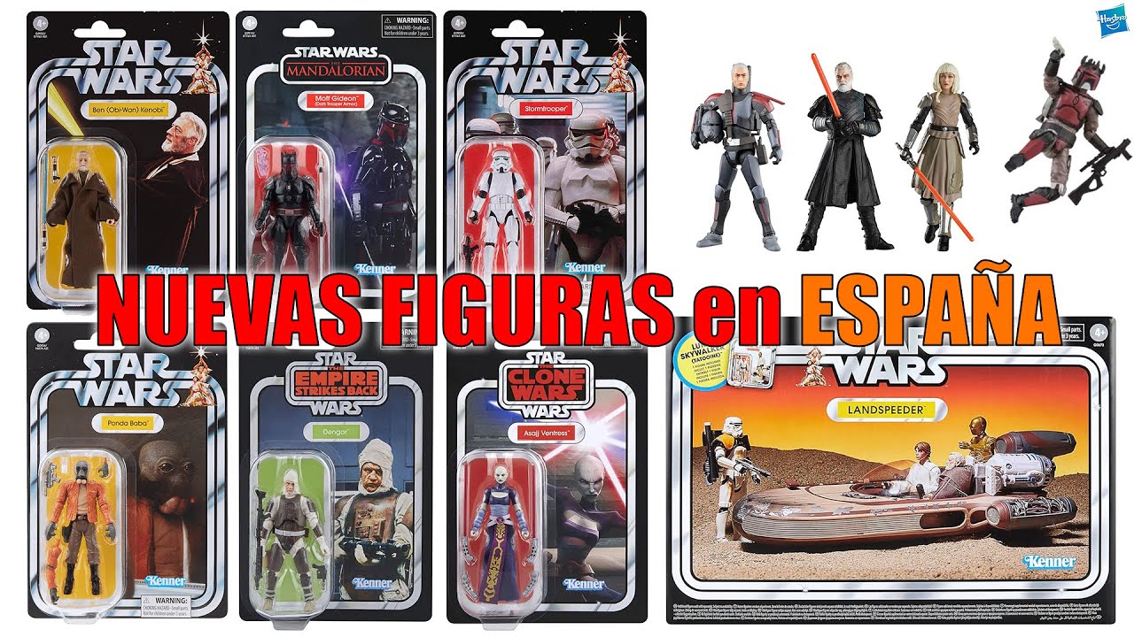 ¡POR FIN! ¡NUEVAS FIGURAS de STAR WARS THE VINTAGE COLLECTION en ESPAÑA!
