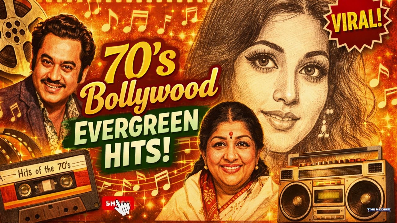 Bollywood Golden Era (70s–80s) – 45 Min Non-Stop Evergreen Songs | AI Retro Mix