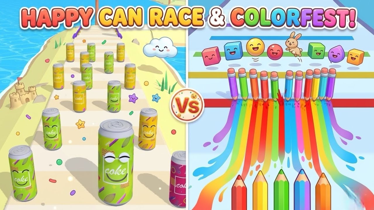 Juice run VS pencil run - All Levels Speed RunGameplay Android iOS 