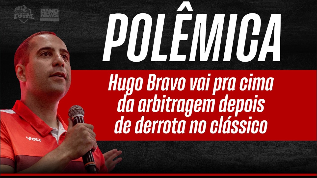 Hugo Bravo detona apito depois de derrota para o Atlético, mas reconhece: “não jogamos nada”