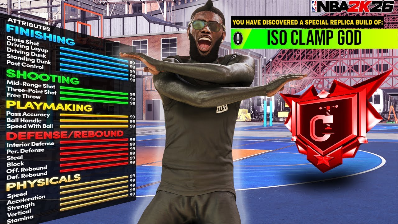Наказываю игроков в парке своим новым зажимом ISO 6'7... Лучший зажим ISO в 2K26!