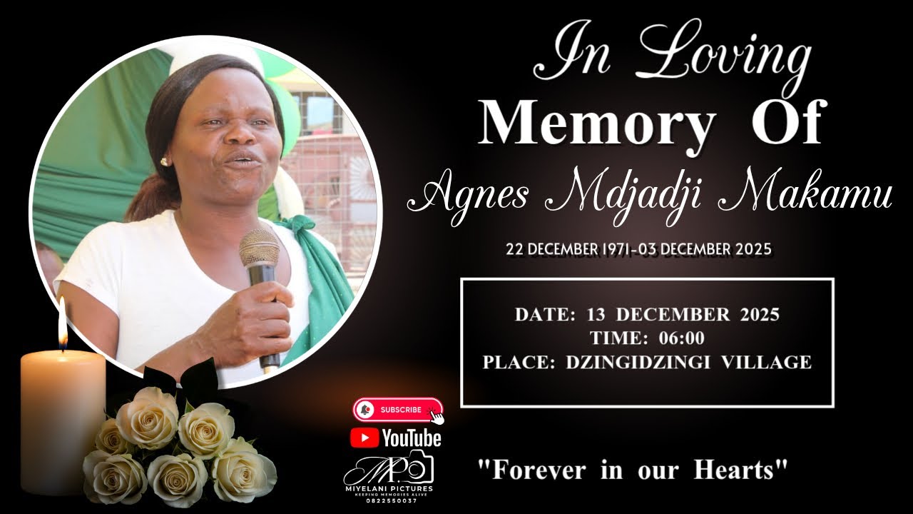 FUNERAL SERVICE OF AGNES MDJADJI MAKAMU