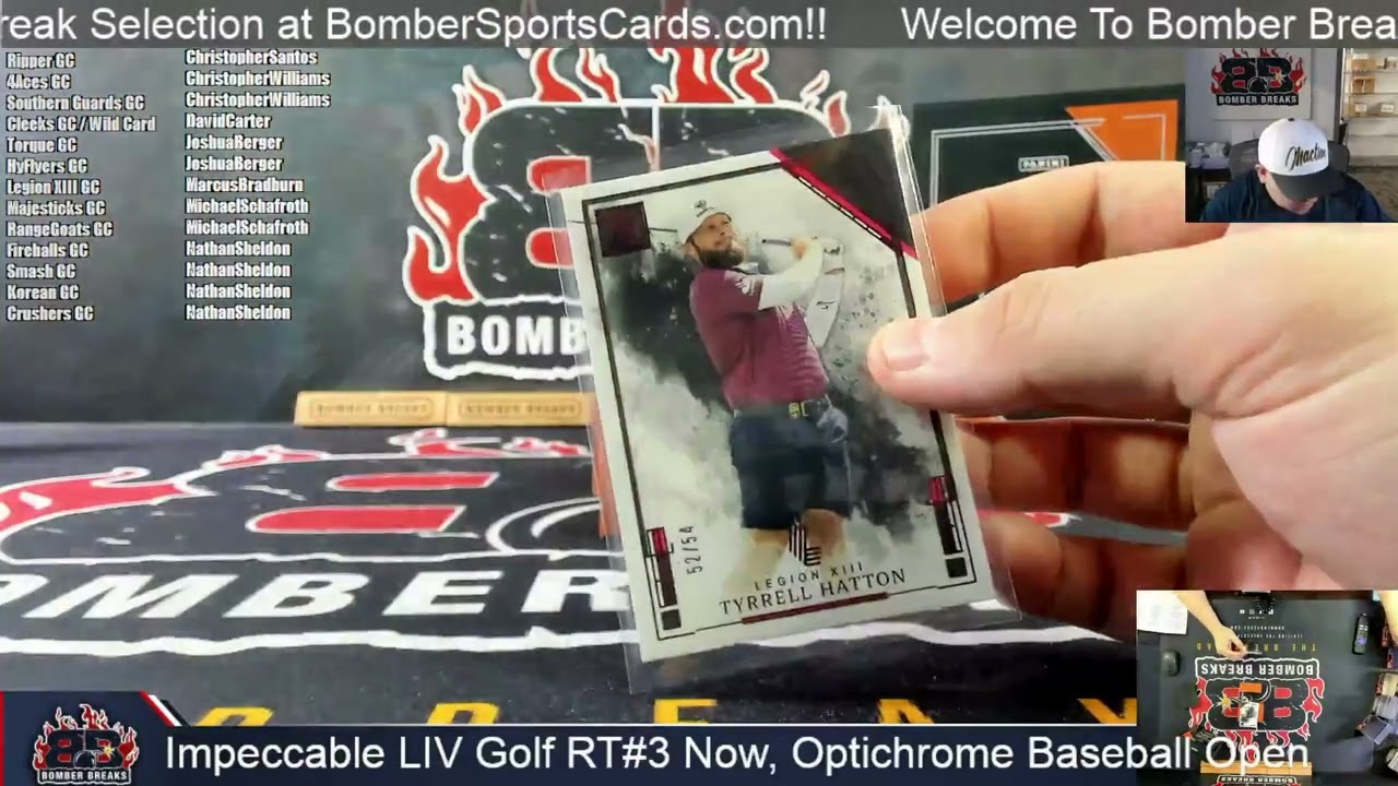 2025 Panini Impeccable LIV Golf RT#3 1 Box Break 3 16 26