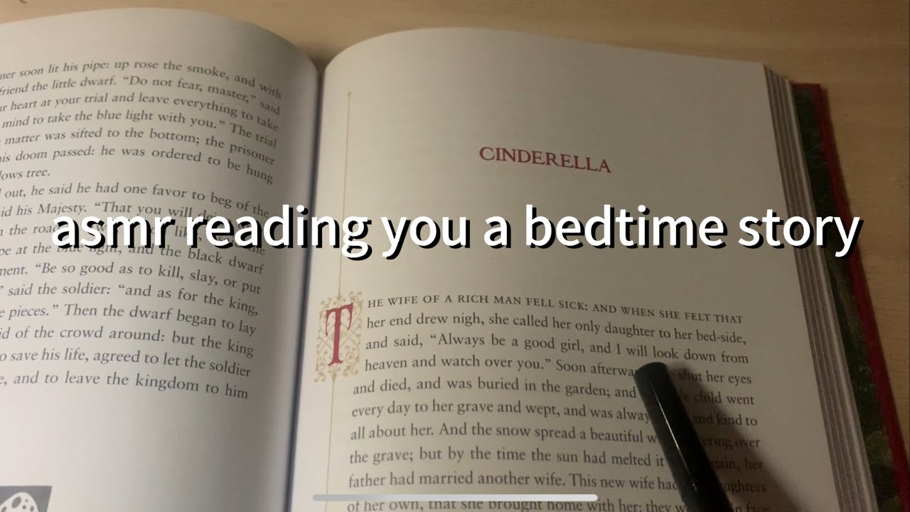 asmr reading you a bedtime story📖 (cinderella 👸🏼) | whispering | part 1