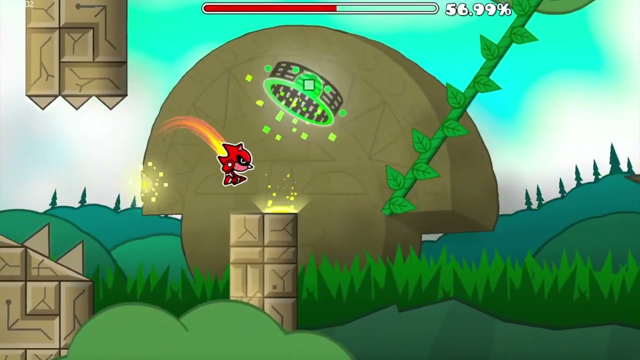 (Coin + Clicks) Deep Travel (Medium Demon) by BlueLite - Geometry Dash
