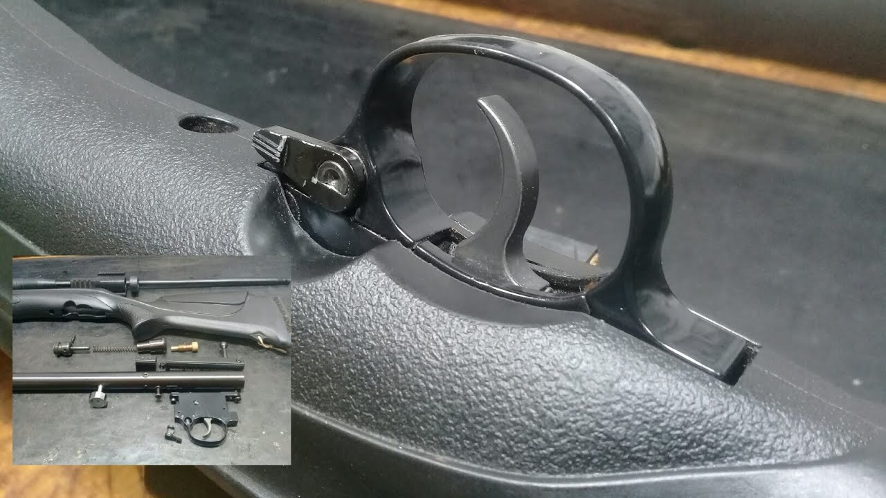 beeman 1336, como retirar a trava do gatilho, e demonstração de montagem da pcp.