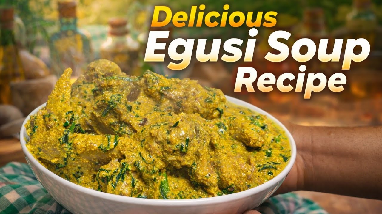 How To Make Delicious Egusi Soup | Rich Nigerian Egusi Soup Recipe (Step-by-Step)