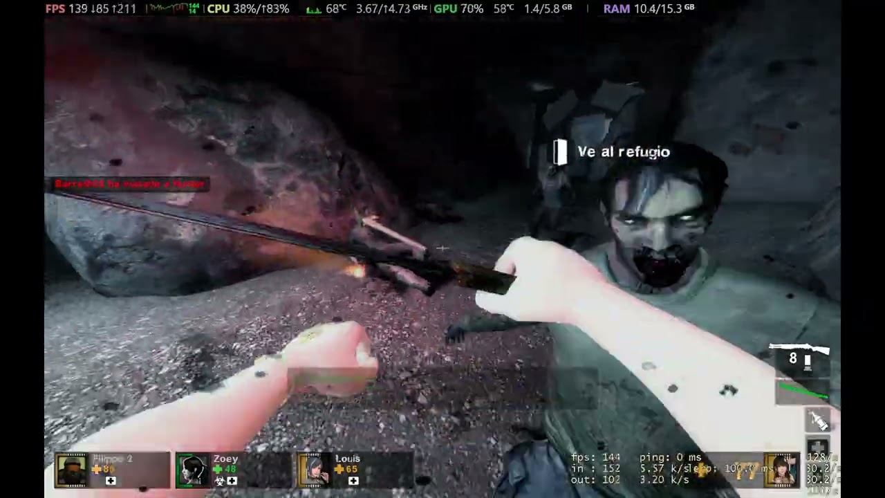 Left 4 Dead 2 Back To School (jugando pro primera vez) con fails incluidos,  ⭐⭐⭐⭐⭐ map.