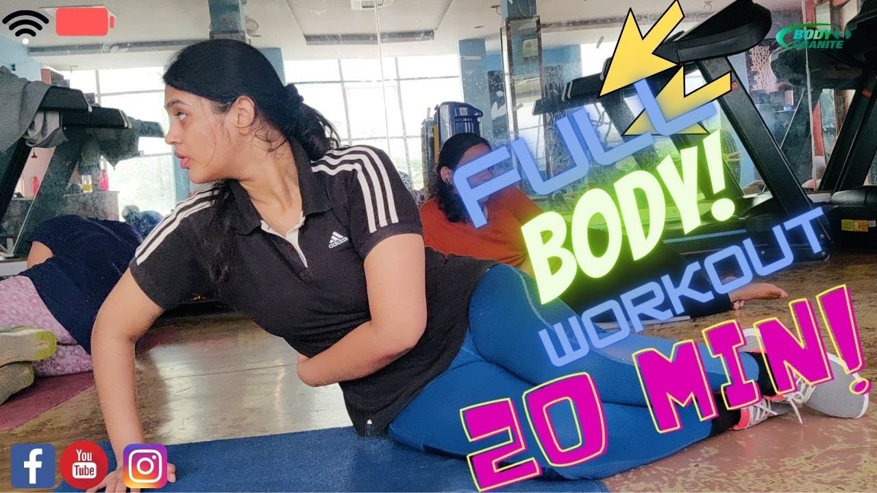 20 MIN Abs + Full Body workout at Home No Equipment 🔥@SriBodyGranite