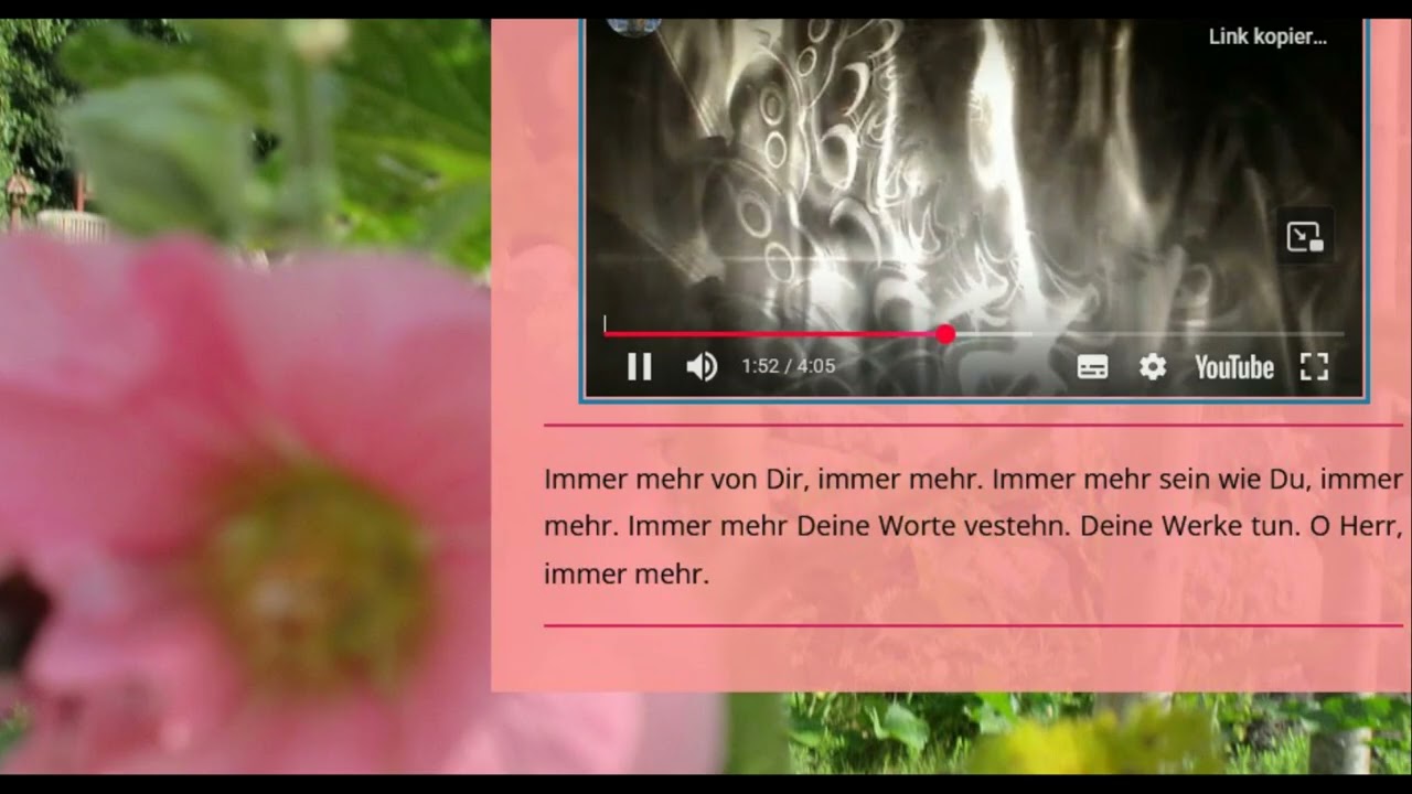 Hajo Klösel: Gedanken
