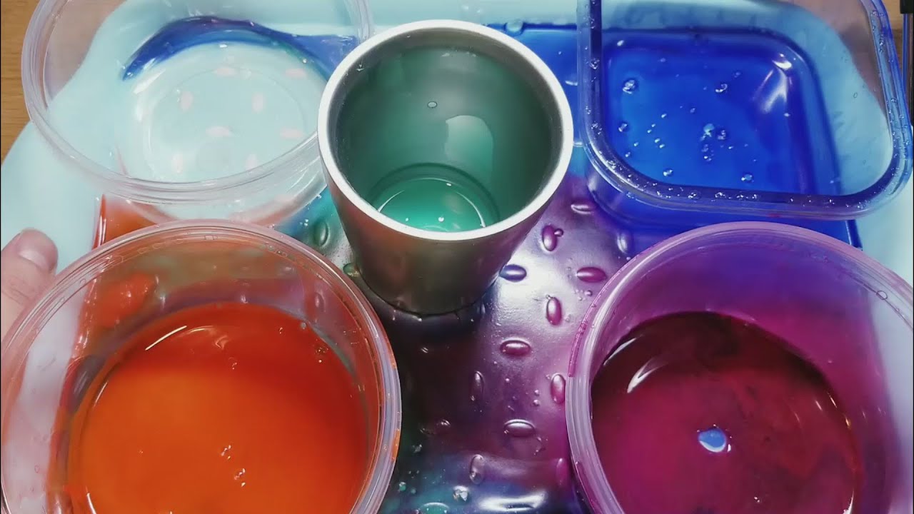 【ASMR】スライムの皮膚をはがす【Slime peeling】슬라임 껍질 벗기기