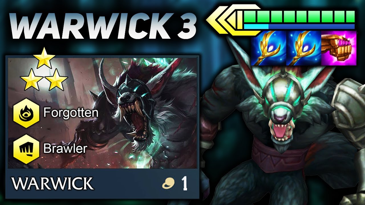 3 STAR WARWICK + NEW ARCHANGELS = INFINITE AP?! | Teamfight Tactics