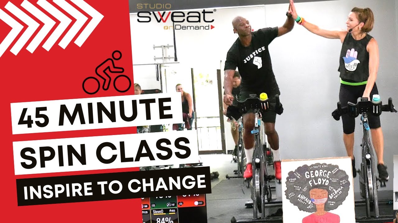 45-Minute Spin® Workout | Inspire to Change Ride - Motivational Indoor Cycling Class