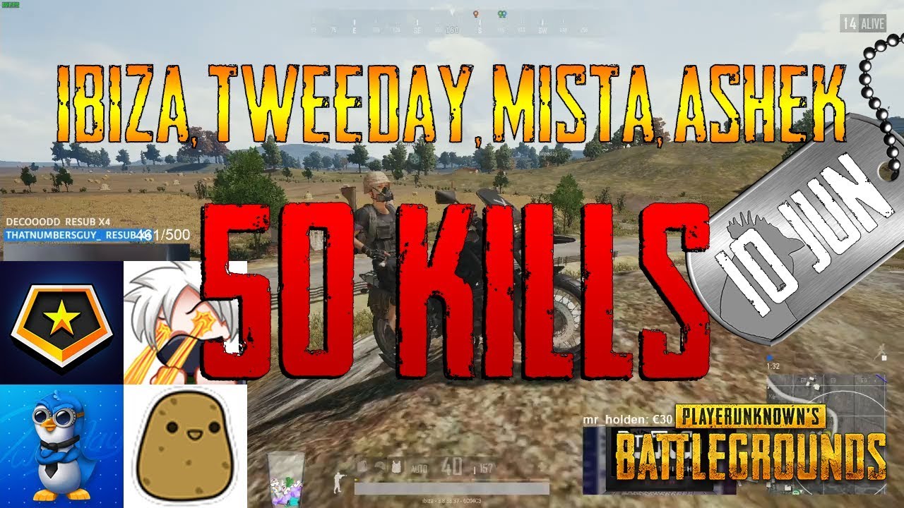 PUBG | Ibiza, Tweeday, Mista, Ashek | 50 Kills (NEW RECORD!)