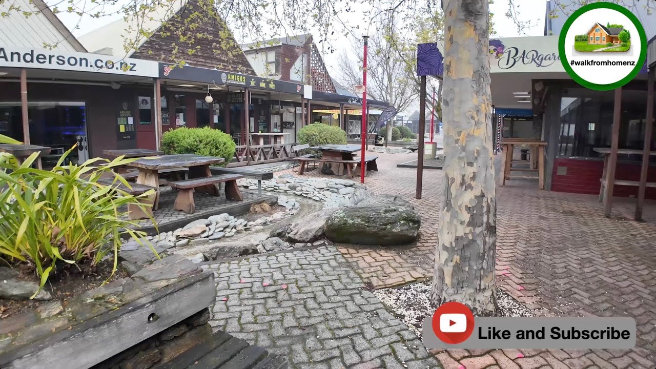 Small Town New Zealand  - Cromwell 4k Misty Morning