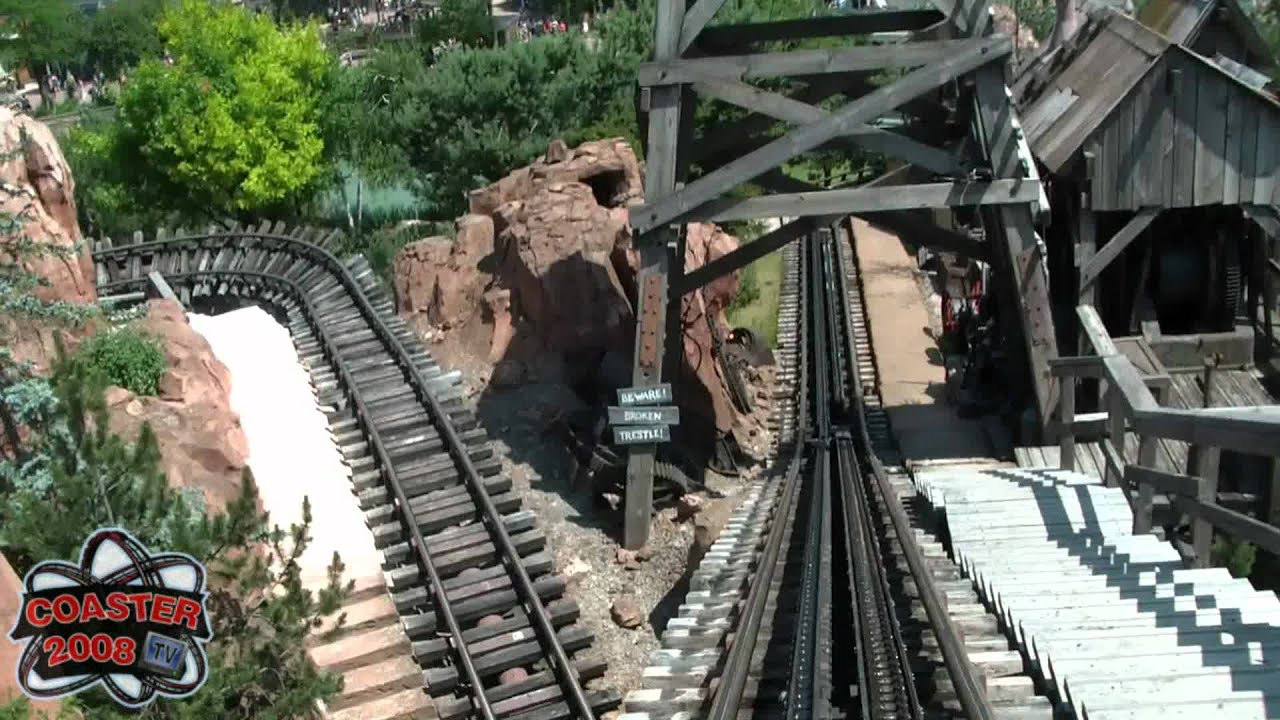 HD - Big Thunder Mountain à l'envers (BackView) (OnRide) - Disneyland Paris