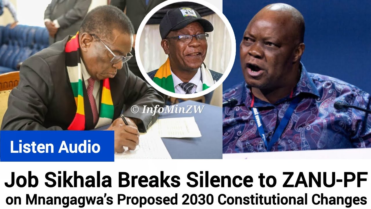Listen Audio🔥Job Sikhala Breaks Silence To Zanu-PF On Mnangagwa’s Proposed 2030 Constitutional Bill