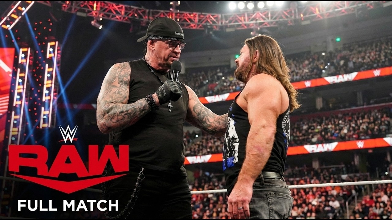 Полный матч - Андертейкер против Эй Джей Стайля - Raw 2026