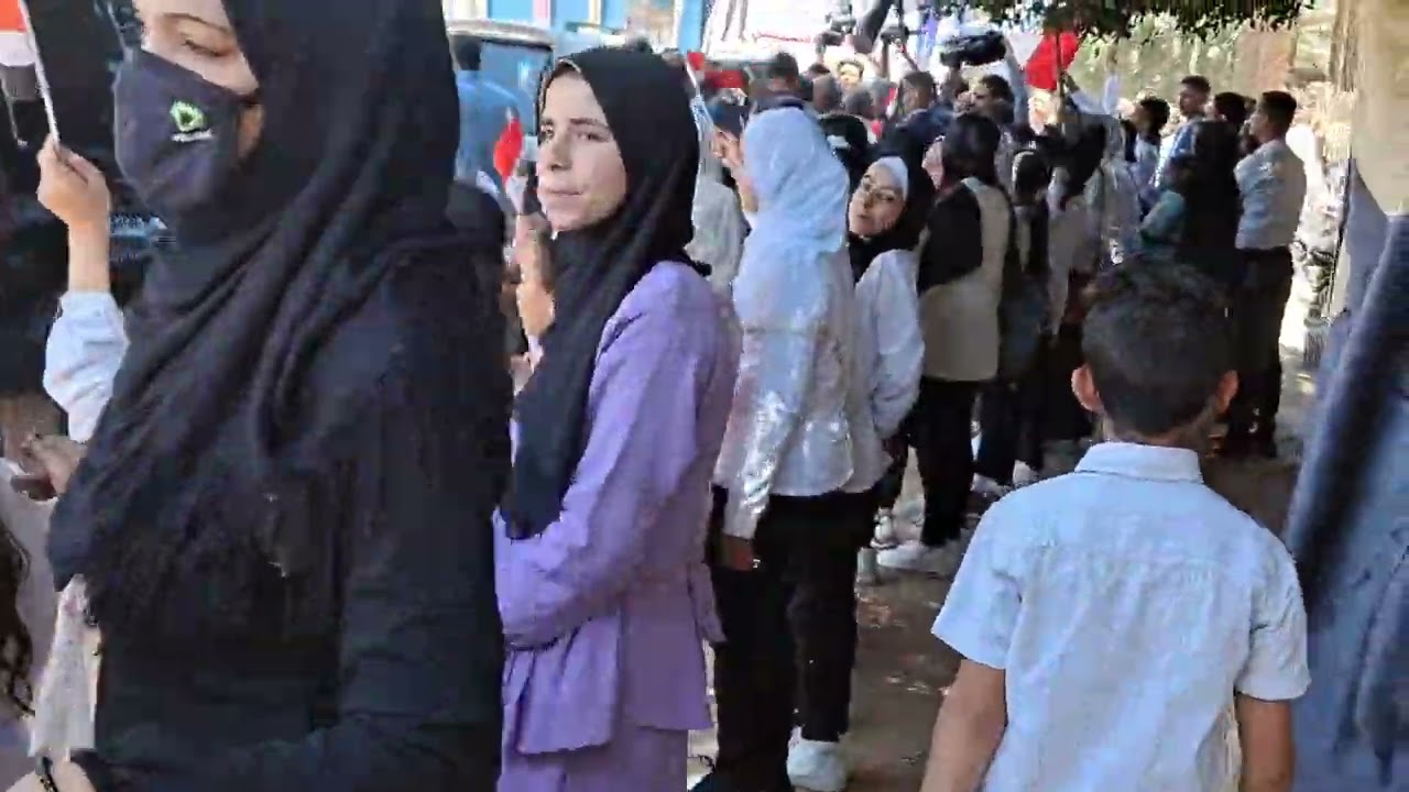 استقبال المحافظ طارق الفيقي افتتاح المدارس المستقبل بجرجا تحت رعاية الحج رشاد عبدالغني البواريك
