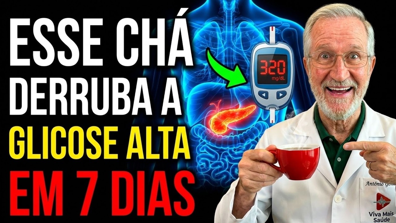 GLICOSE ALTA? Chá caseiro controla e abaixa naturalmente (Cientistas Confirmaram)