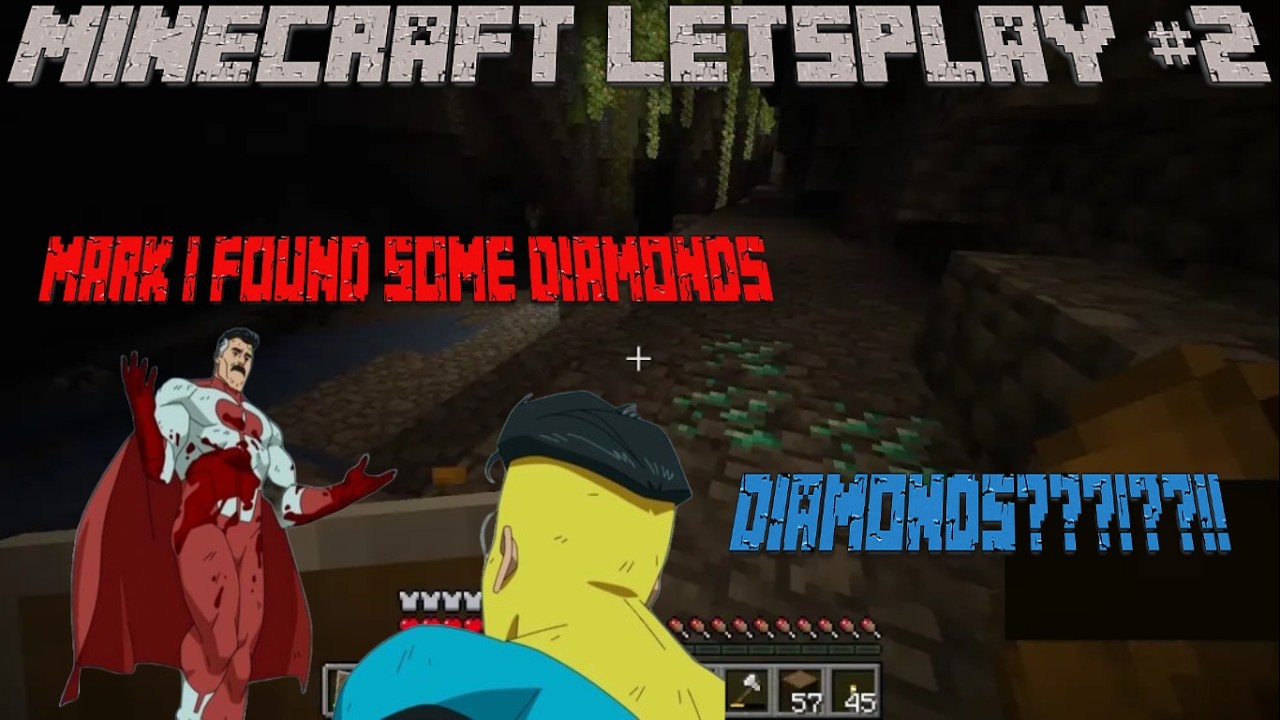 Adventure Time Plus Some Cheeky Diamonds - Minecraft Letsplay Episode 2