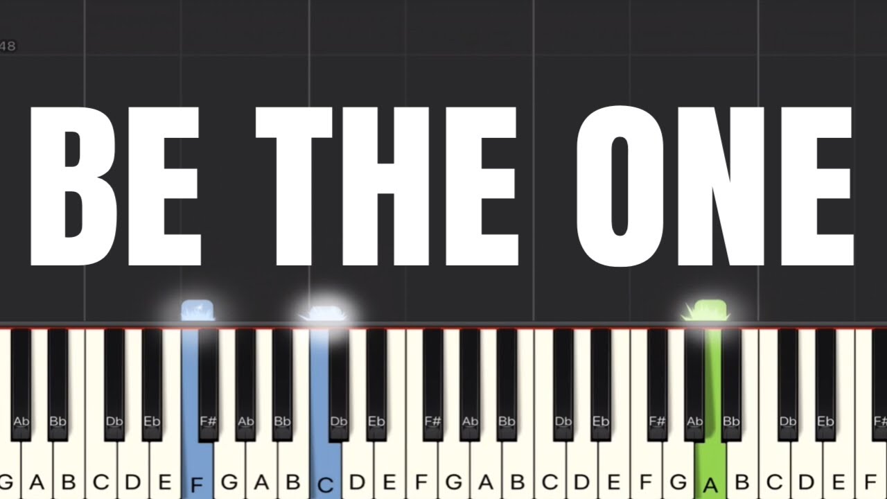 Dua Lipa - Be The One Piano Tutorial | Medium