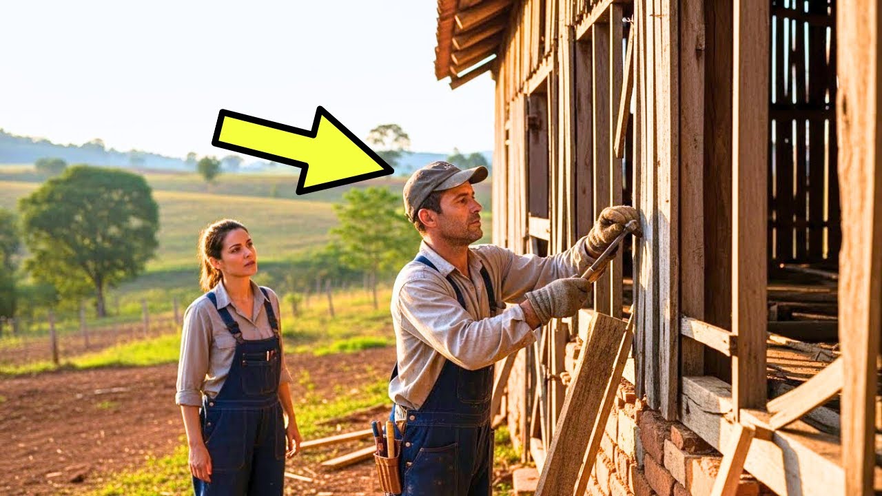 HOMEM SIMPLES CONSERTOU GALPÃO DA FAZENDA DA NOVA VIZINHA - SEM SABER QUE ERA A MILIONÁRIA QUE...