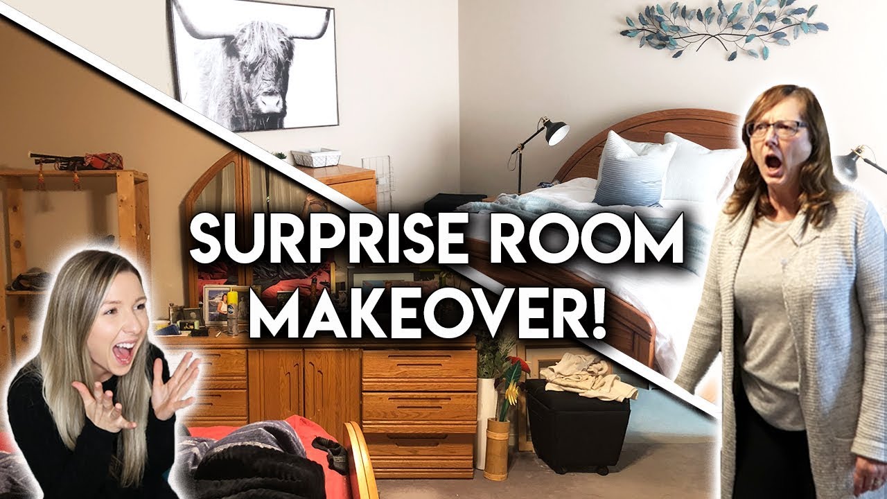 SURPRISE BEDROOM MAKEOVER **IN 24 HOURS**