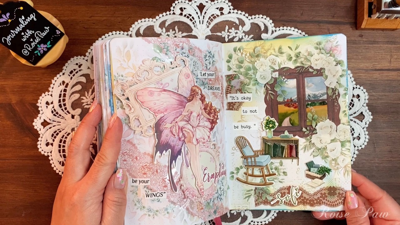 ASMR | Scrapbook Journal Flip Through #4
