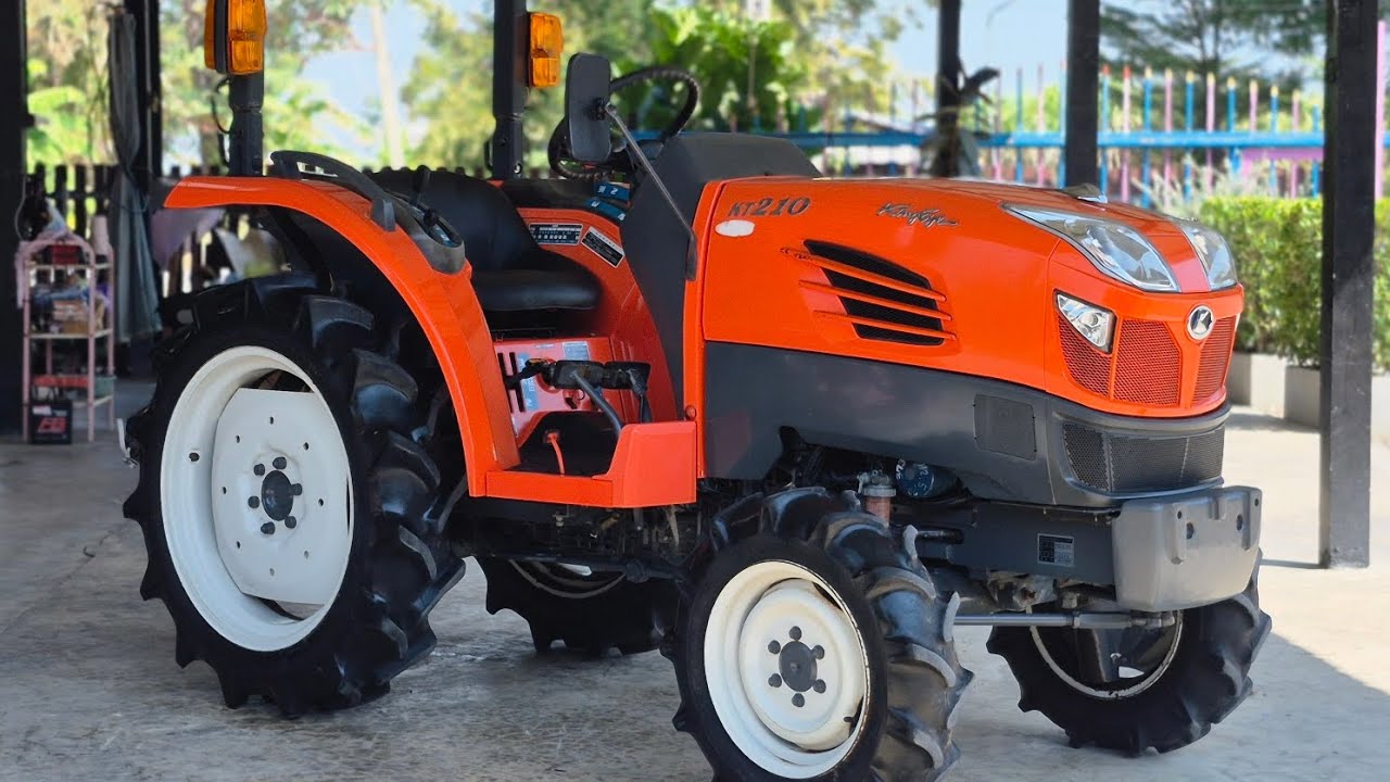 (ขายแล้วครับ สุพรรณบุรี)🈴KUBOTA - KT-210ps(รุ่นนิยม)(เก่าญี่ปุ่น)เกียร์ซัทเทิลพวงมาลัยเพาเวอร์