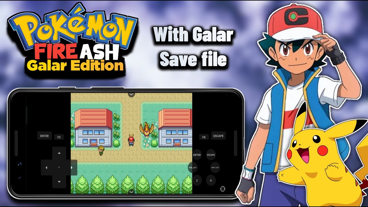 [Updated] Play Pokemon Fire Ash Galar Edition with Galar Save file