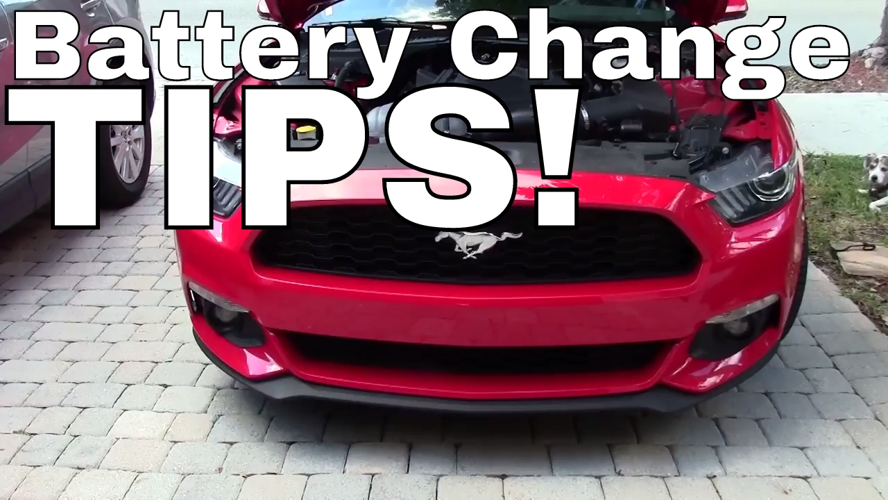2017 Mustang Battery Change - Do's and Don'ts