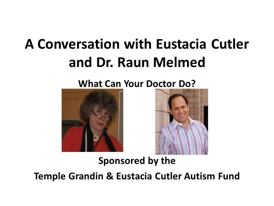 Conversation with Dr  Raun Melmed and Eustacia Cutler