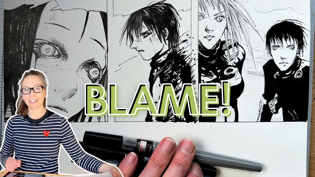 BLAME! Manga | Tsutomu Nihei Master Study in Pen and Ink