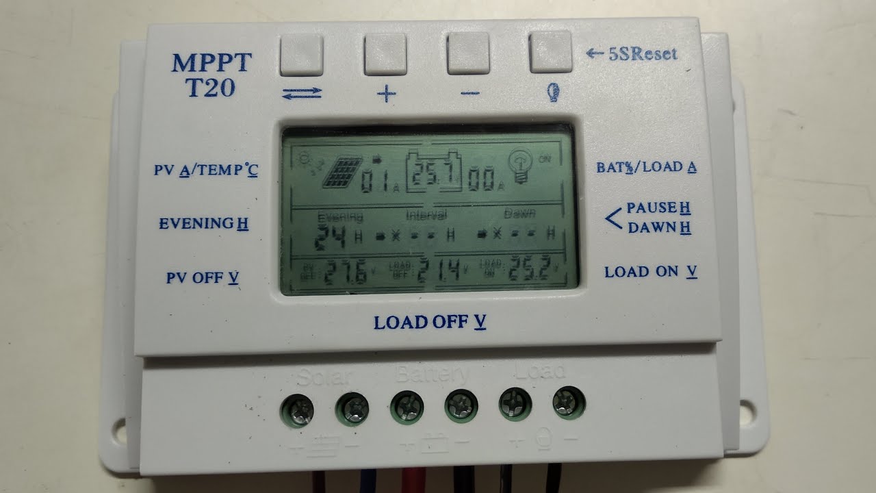Controladora Solar MPPT T20