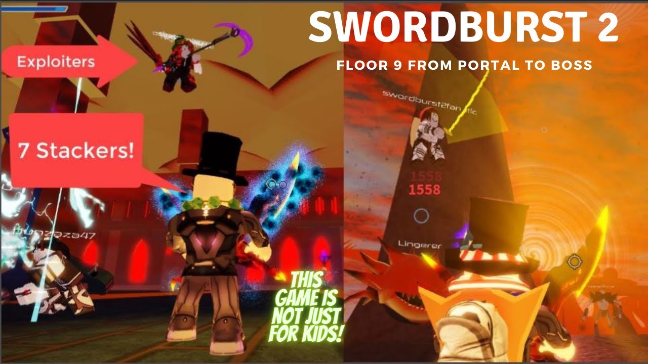 SwordBurst 2 - Floor 9 - From Portal to Boss